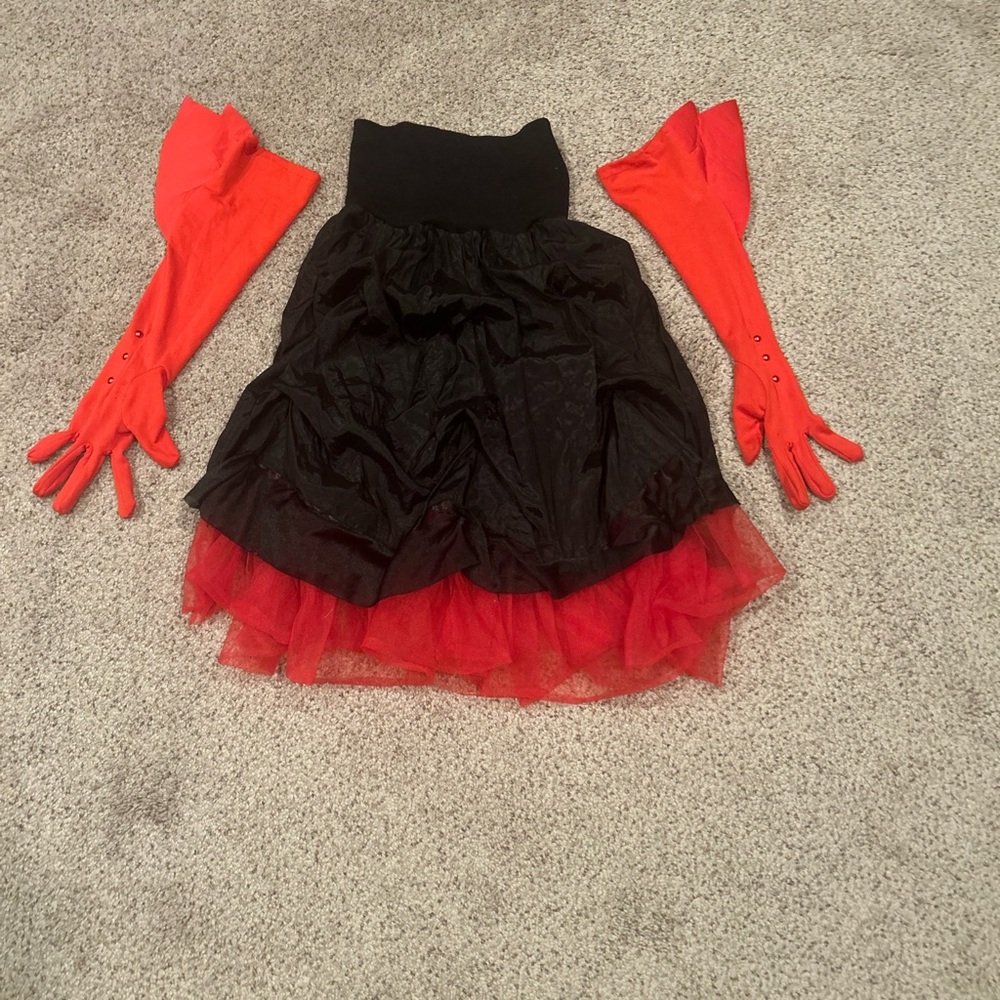 Kids Red and Black Costume Set